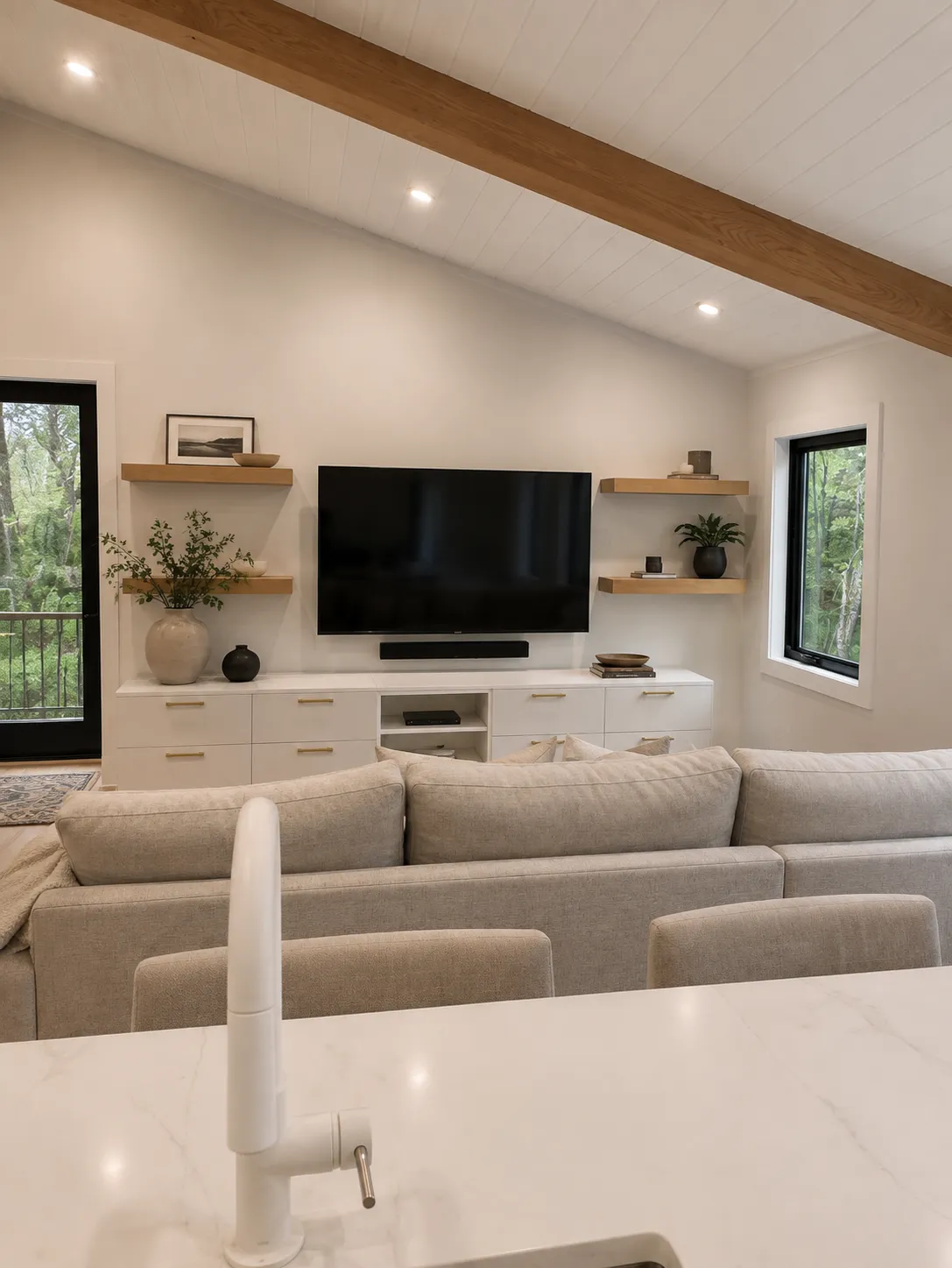 Kitchen and dining area