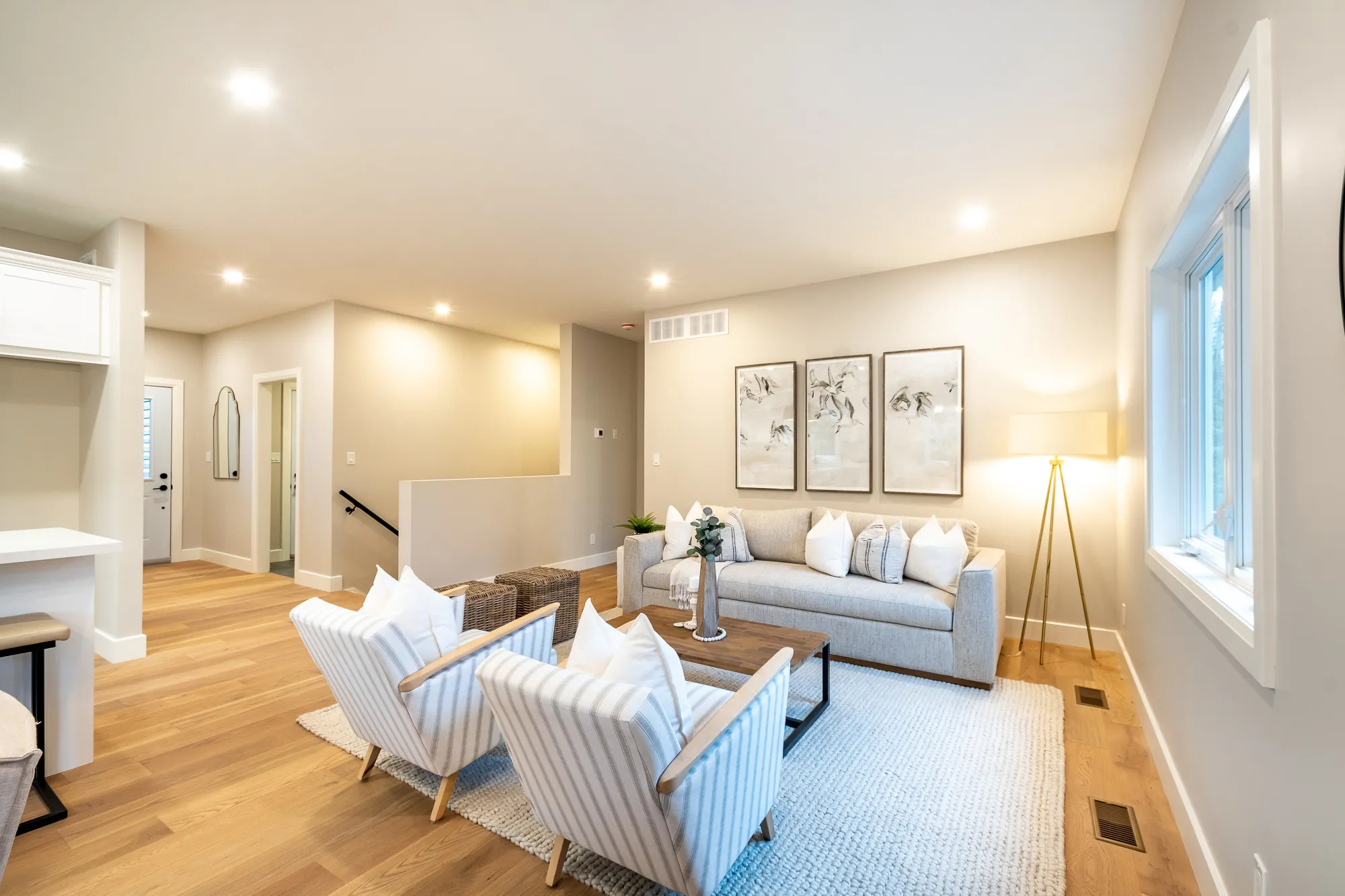 Living room at the Port Sydney Walkout